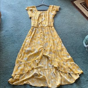 Yellow High Low American Rag Dress